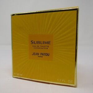 Jean Patou Sublime Eau De Toilette Vaporisateur 50 ml 1.7 fl oz Vintage Perfume